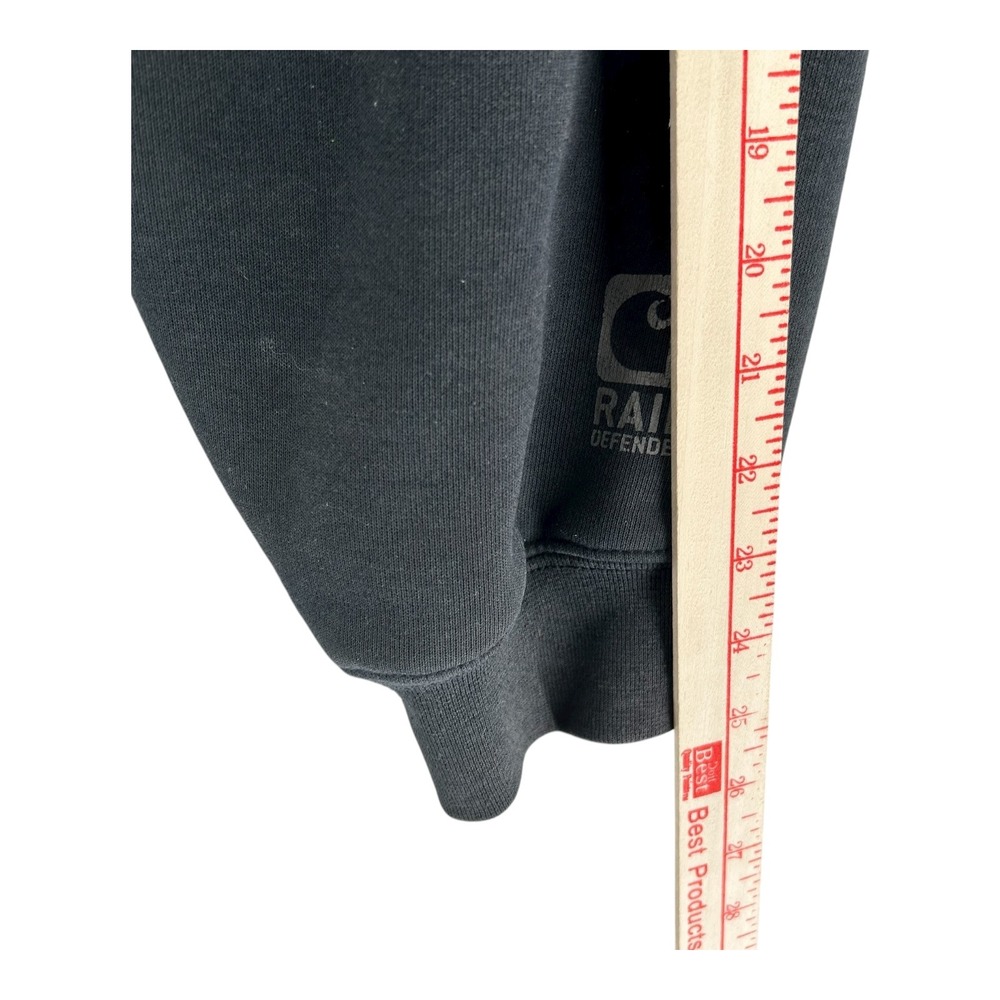 VTG Carhartt Jacket Hoodie Rain Defender Gray Mens 2XL Paint Distressed Read - Picture 6 of 13